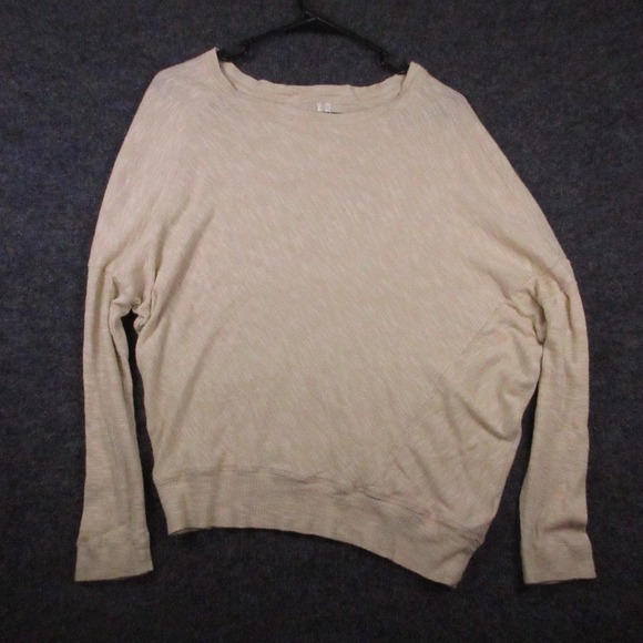 Anthropologie Sweaters - Anthropologie Sweater Womens XS Beige Boat Neck Dolman Long Sleeve Knit Pullover